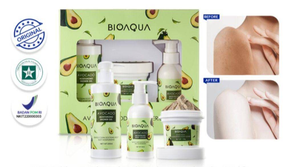 Bioaqua Avocado Body Care Series Set (tokopedia.com/Eko Eesenseu)