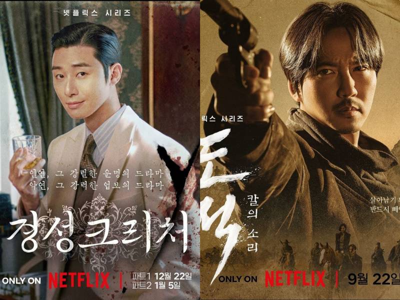 Poster drakor Gyeongseong Creature dan Song of the Bandits (instagram.con/netflixkr)