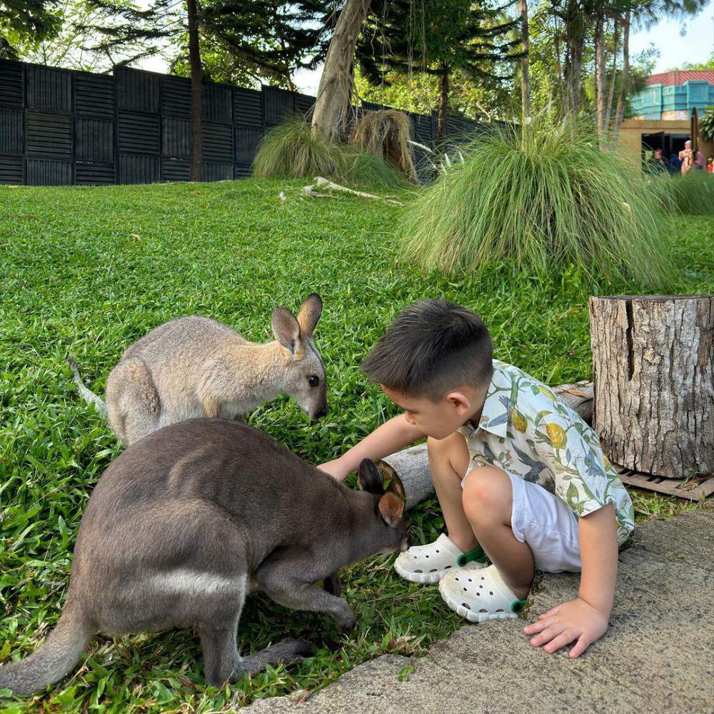 potret Athar liburan ke Taman Safari Prigen (instagram.com/citraciki)