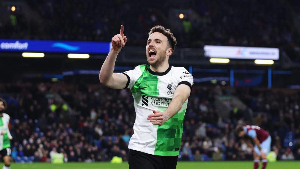 Diogo Jota mencetak gol di Boxing Day melawan Burnley. (liverpoolfc.com)