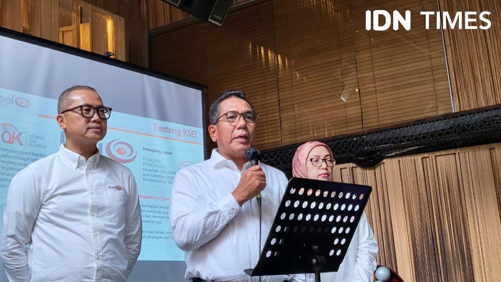 Direktur Utama KSEI, Samsul Hidayat (IDN Times/Ridwan Aji Pitoko