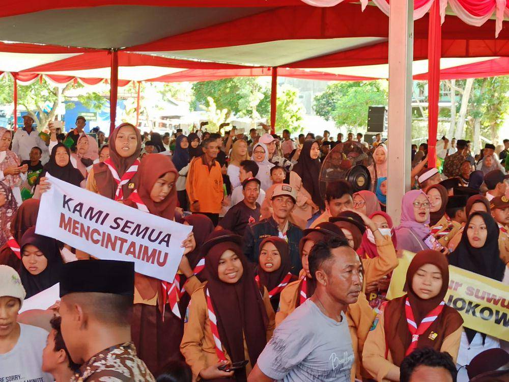 Acara Matur Nuwun Pak Jokowi di Banyuwangi. (IDN Times/ Agung Sedana)
