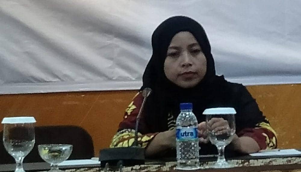 Divisi Pencegahan, Parmas dan Humas Bawaslu, Kabupaten Bantul, Dewi Nurhasanah. (IDN Times/Daruwaskita)