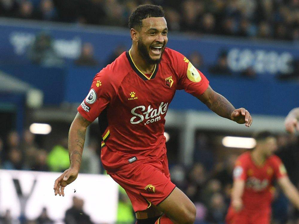 Joshua King merayakan gol ke gawang Everton di EPL 2021/2022. (watfordfc.com)