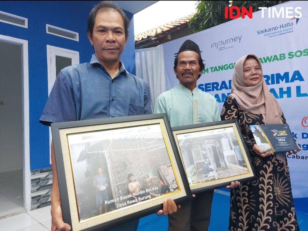 Masih Ada Rumah Berlantai Tanah di Sekitar Bandara Soetta