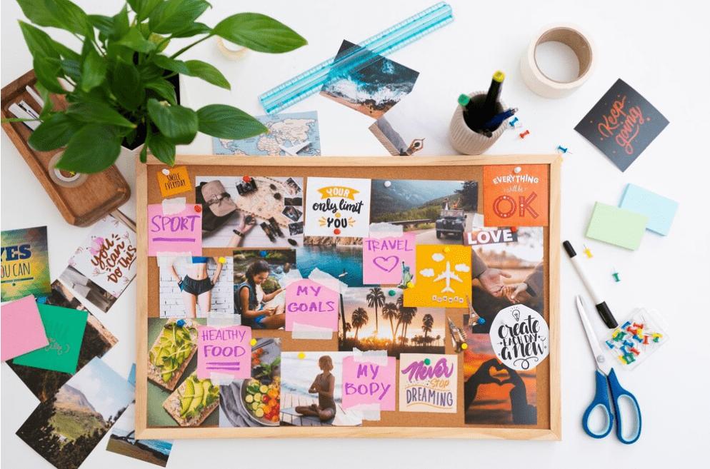 ilustrasi vision board (Freepik.com/Freepik)