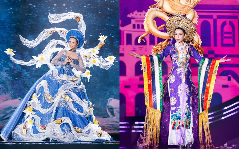 38 Potret National Costume Finalis Miss Cosmo Vietnam 2023, Grande!