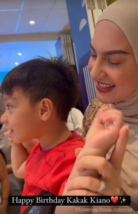 artis di ulang tahun Kiano (Instagram.com/_irishbella_)
