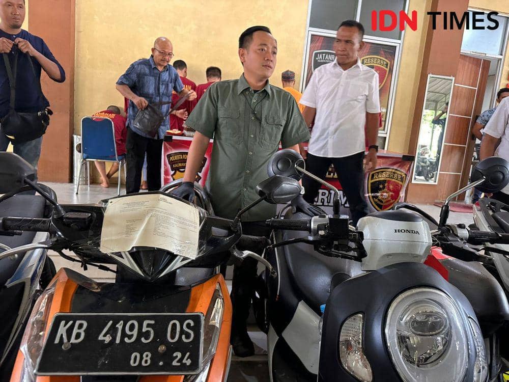Ilustrasi Kasatreskrim Polres Pontianak merilis kasus curanmor. (IDN Times/Teri).