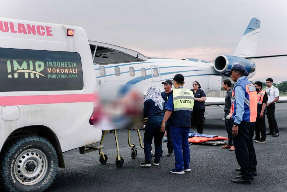 Dua Pasien Korban Kebakaran IMIP Dirujuk ke Makassar dan Jakarta