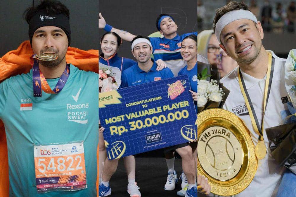 12 Prestasi Olahraga Raffi Ahmad Sepanjang 2023, Atlet Berkedok Artis?