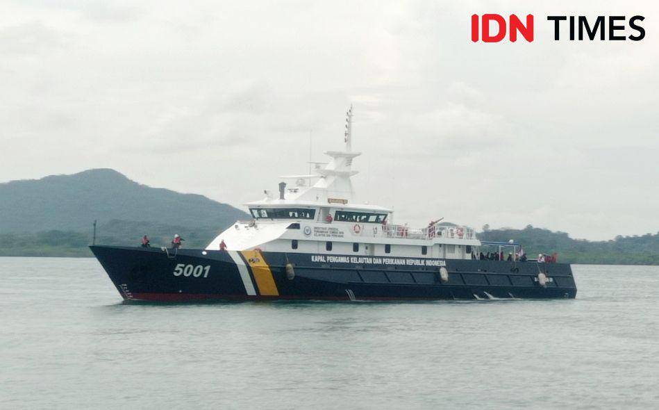 Kapal Pengawas Barakuda 01 saat melakukan sea trial di Kota Batam (IDN Times / Putra Gema Pamungkas)
