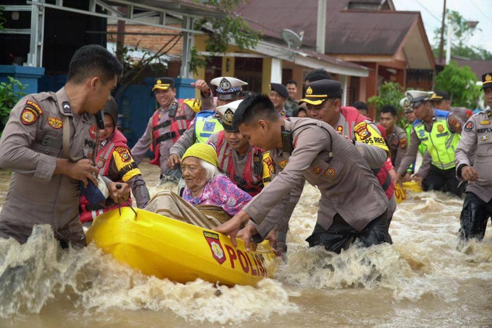 Sungai Rokan Meluap, 320 Rumah di Kabupaten Rohul Terendam Banjir