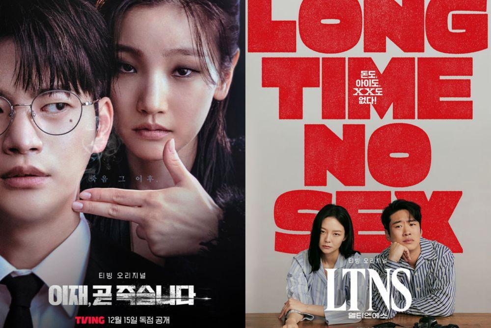 poster drakor Death's Game dan Long Time No Sex (instagram.com/tving.official)