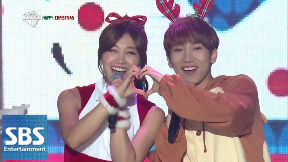 cuplikan penampilan Apink dan BTOB (youtube.com/SBS Entertainment)