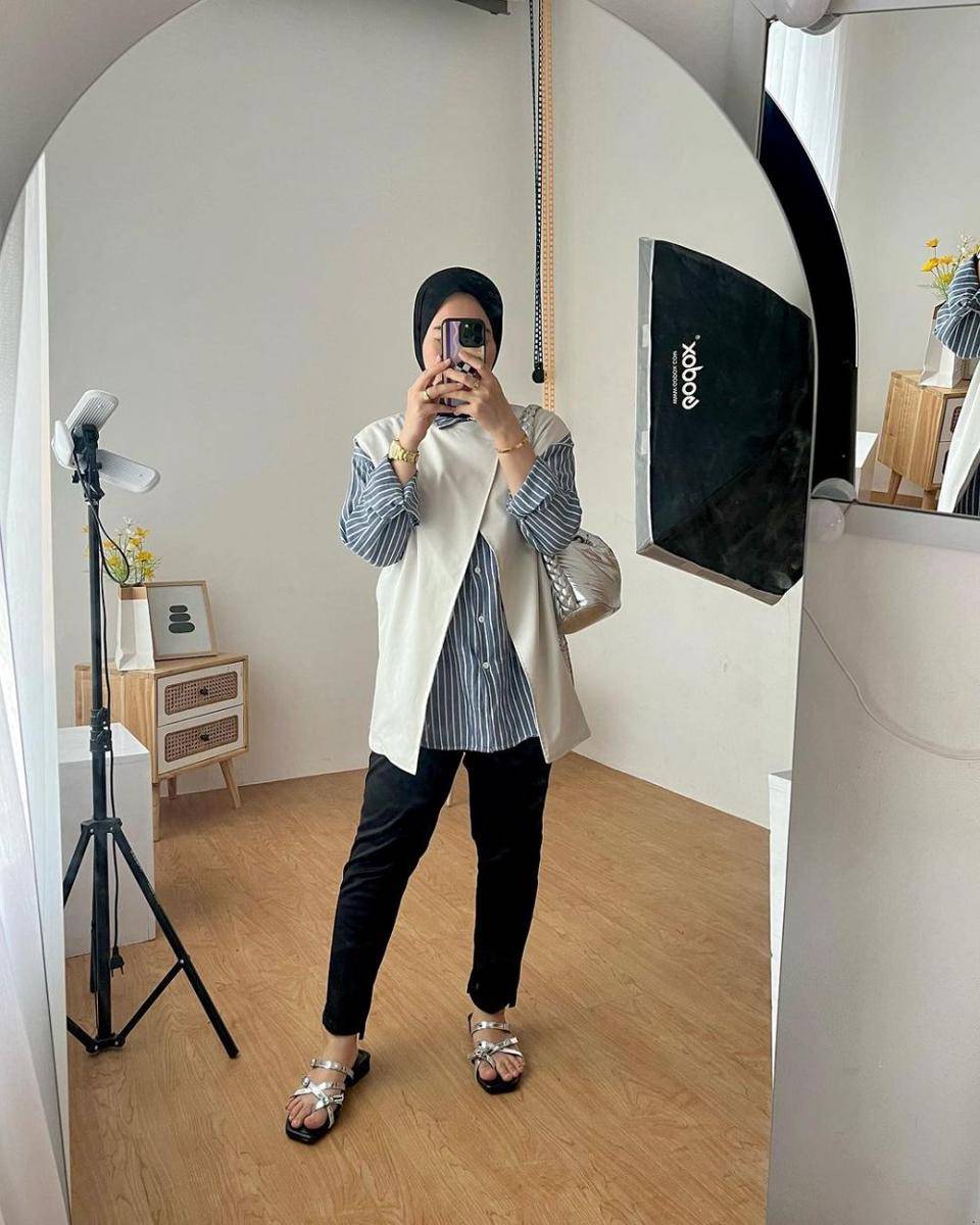 inspirasi OOTD ala Renny Silviana (instagram.com/rennysilviana)
