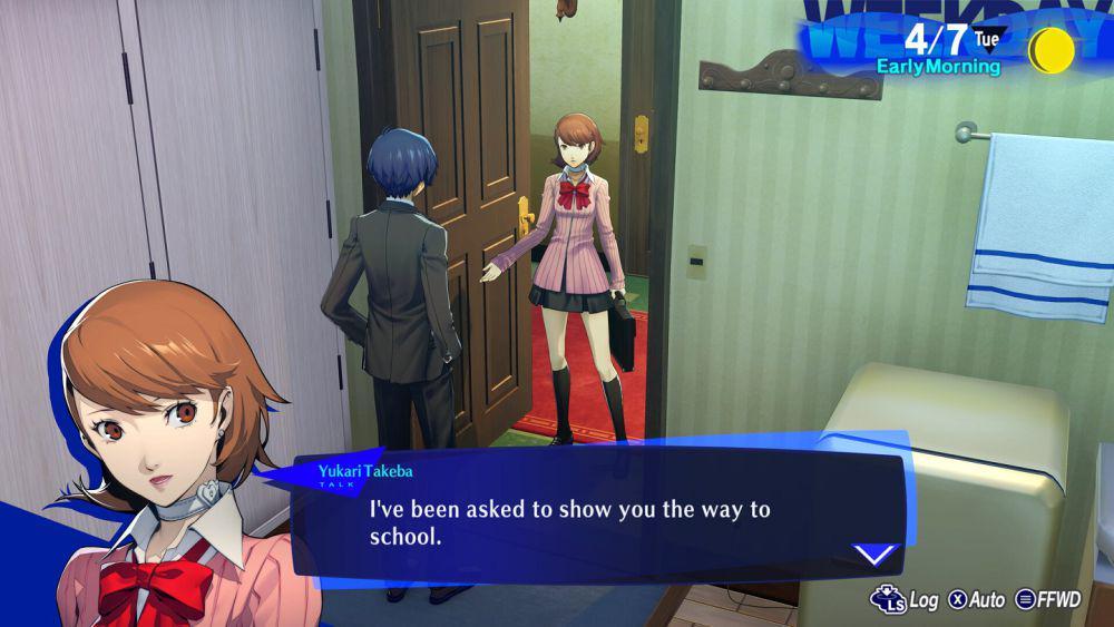 Interaksi pemain dengan karakter lain di game Persona 3 Reload (dok. Atlus/Persona 3 Reload)
