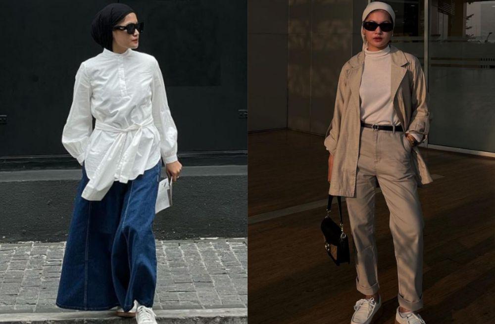 12 Ide Outfit Pakai Turban ala Biyya Nabilla, Super Fashionable!