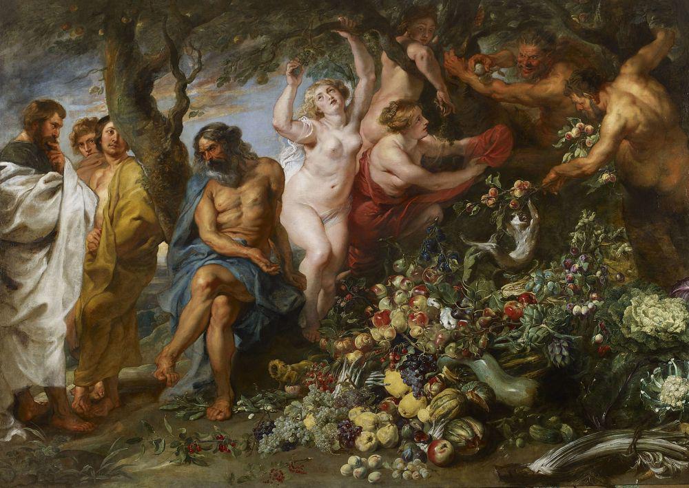 ilustrasi Pythagoras yang menganjurkan menjadi vegetarian (upload.wikimedia.org/Peter Paul Rubens)
