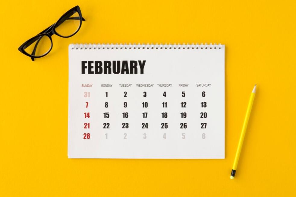 ilustrasi februari (Freepik.com/Freepik)