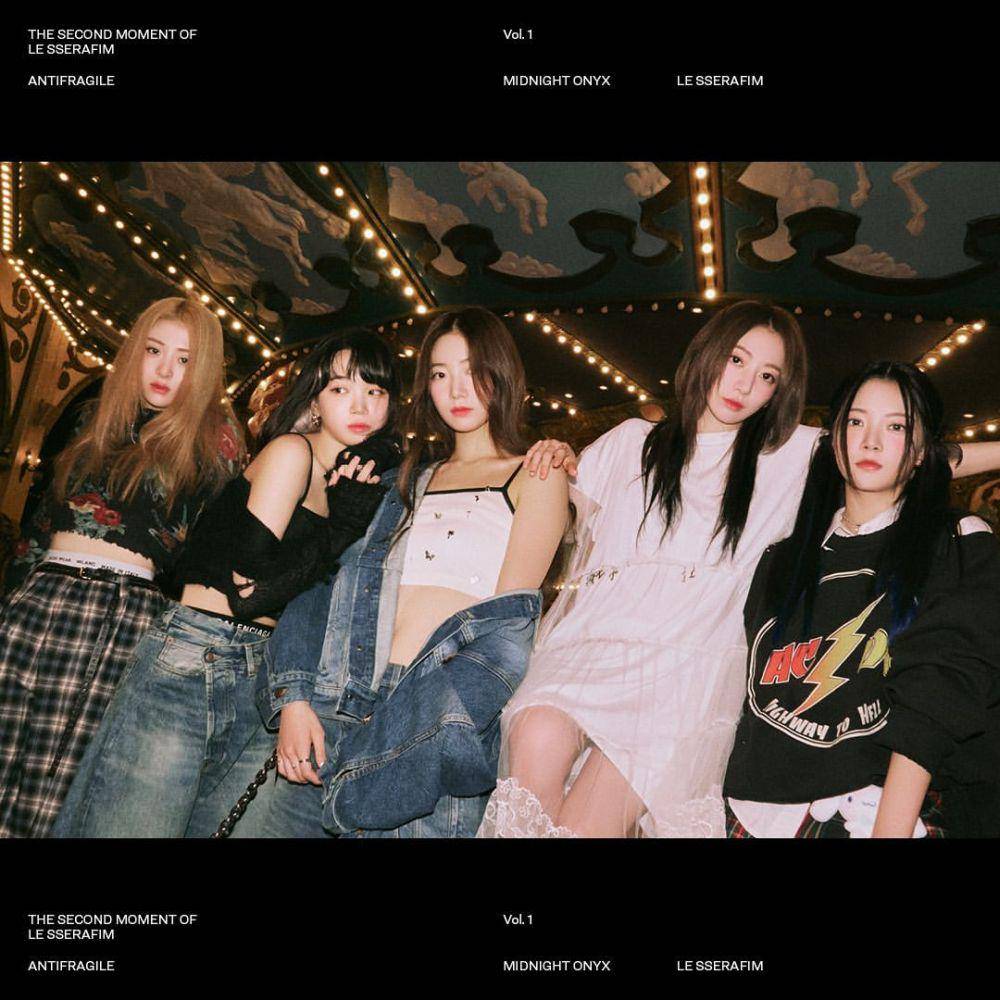 LE SSERAFIM 2nd Mini Album 'ANTIFRAGILE' CONCEPT PHOTO MIDNIGHT ONYX (instagram.com/le_sserafim)