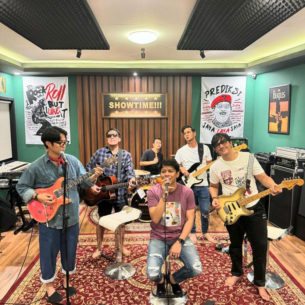 potret Ariel dan The Popstars (instagram.com/raffinagita1717)
