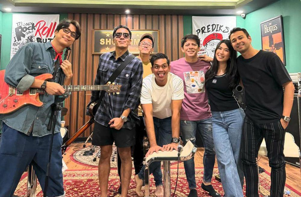 potret Ariel dan The Popstars (instagram.com/raffinagita1717)