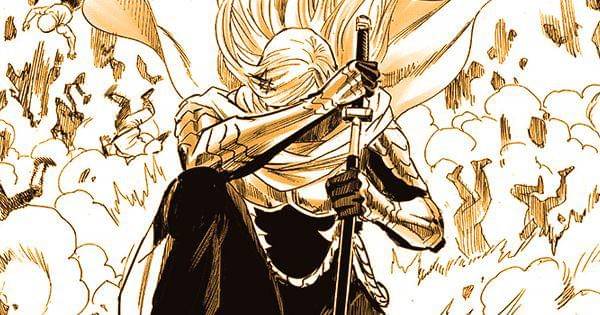 Flashy berhasil menumbangkan para ninja ( Dok. tonarinoyj.jp/One Punch Man )