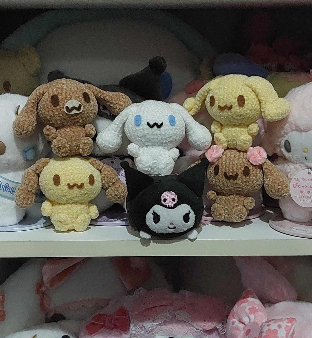 potret rajutan tangan bertema Cinnamoroll (reddit.com/user/Alarmed_Wish_1270)