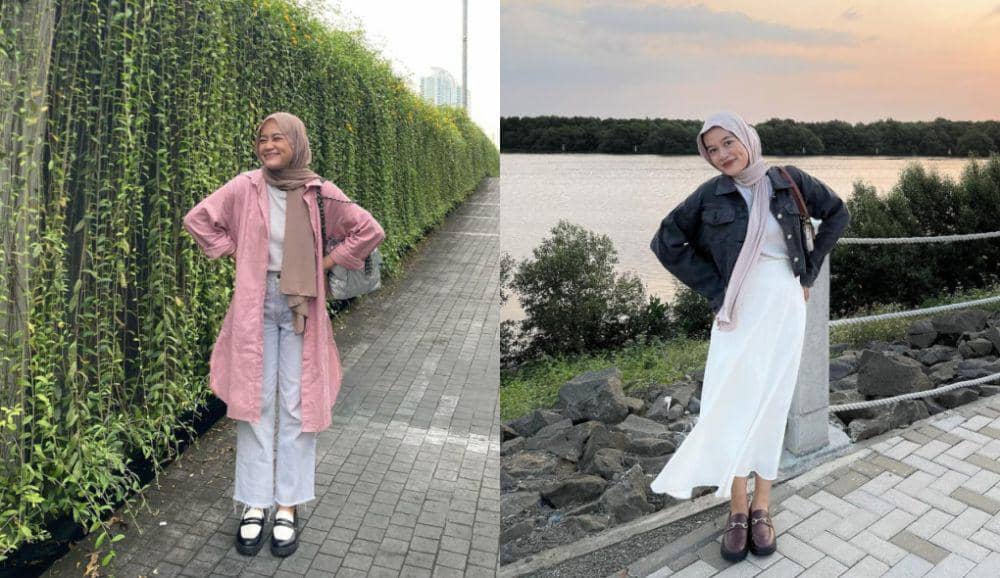 10 Styling Loafers untuk Girls' Day Out ala Shella Mutaharoh, Modis!
