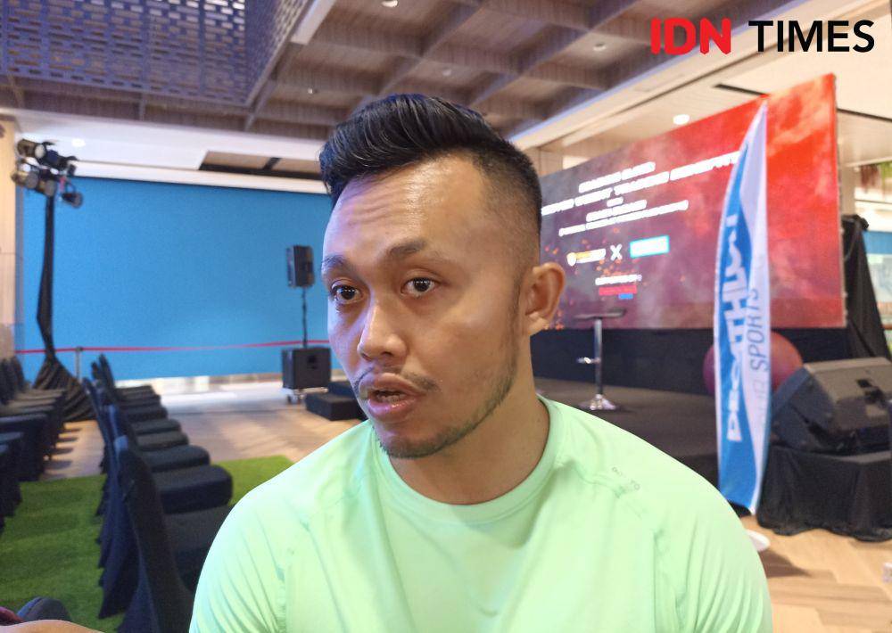 Fitness Coach Fitness Plus Indonesia, Zubairi. (IDN Times/Herlambang Jati Kusumo)