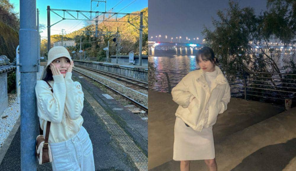 9 Inspirasi Winter Outfit ala Jan Ployshompoo, Comfy buat Travelling!