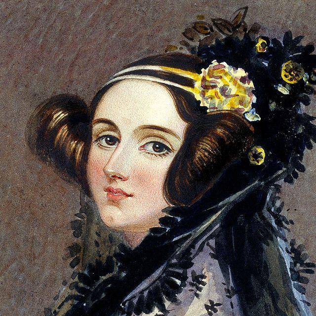 ilustrasi lukisan Ada Lovelace, seorang programmer pertama dari kaum perempuan (commons.wikimedia.org/Alfred Edward Chalon)