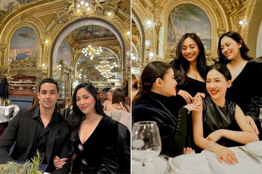 potret Rachel Vennya dinner di Le Train Blue Paris (instagram.com/rachelvennya)