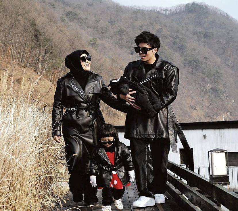 momen baby Azura perdana trip ke Korea Selatan (instagram.com/attahalilintar)