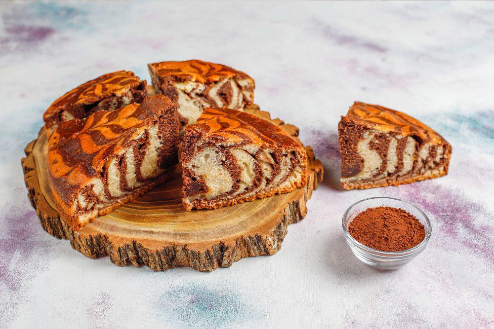Resep Zebra Cake Putih Telur yang Lembut dan Motifnya Cantik
