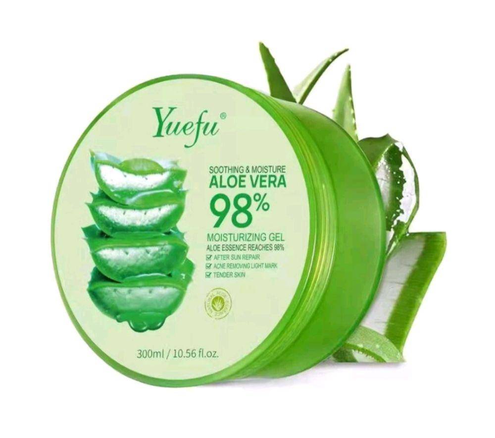 YUEFU Aloe Vera Gel 98% Lidah Buaya Gel (shopee.com/Dunia fashion1)