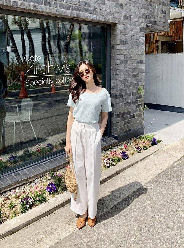 inspirasi outfit minimalis (instagram.com/dahongstyle)