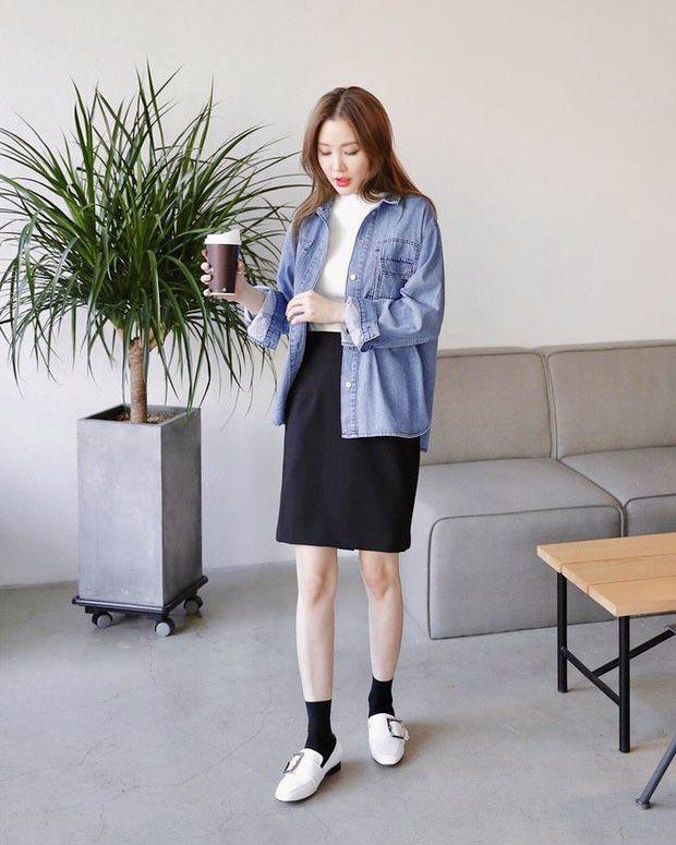 inspirasi outfit minimalis (instagram.com/dahongstyle)