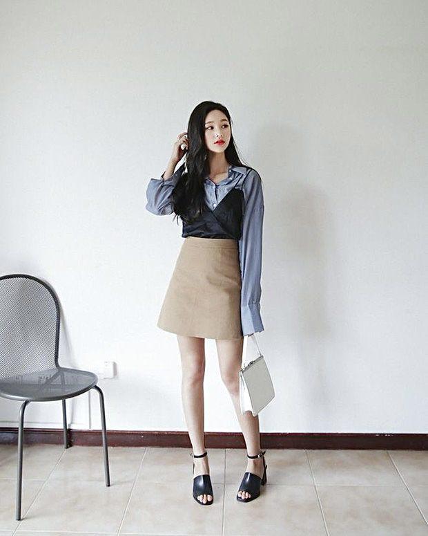 inspirasi outfit minimalis (instagram.com/dahongstyle)
