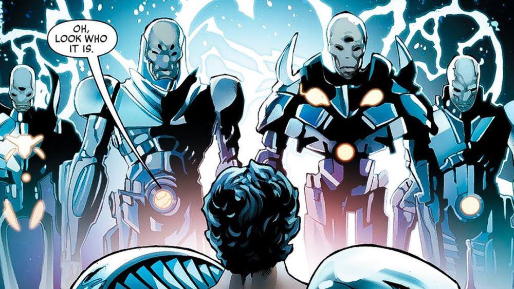 Beyonder bertemu denggan bangsa Beyonders. (dok. Marvel Comics/New Avengers)