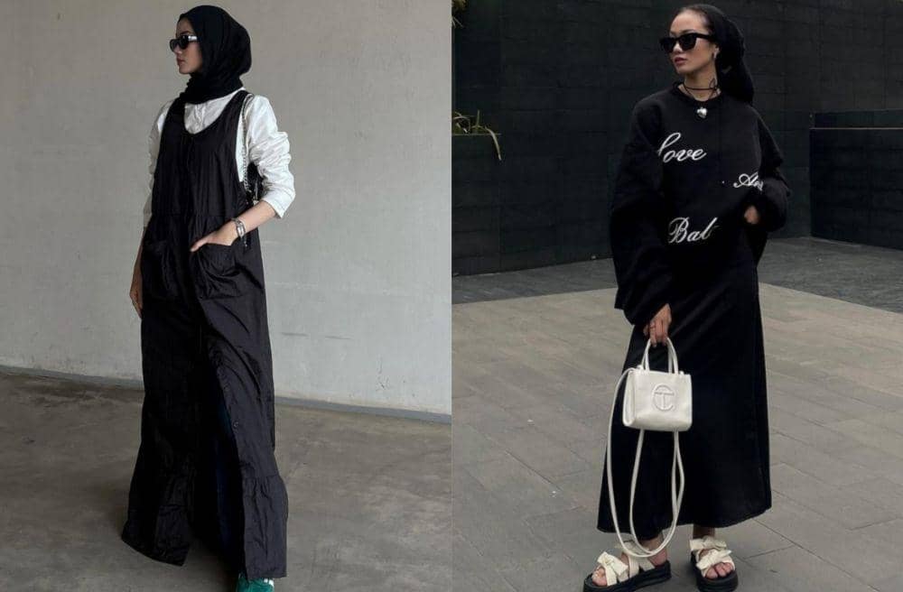 11 Styling Black Outfit ala Andini Ajeng, Eye Cacthing!