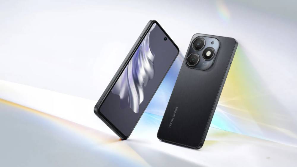 TECNO SPARK 20 warna gravity black (tecno-mobile.com)