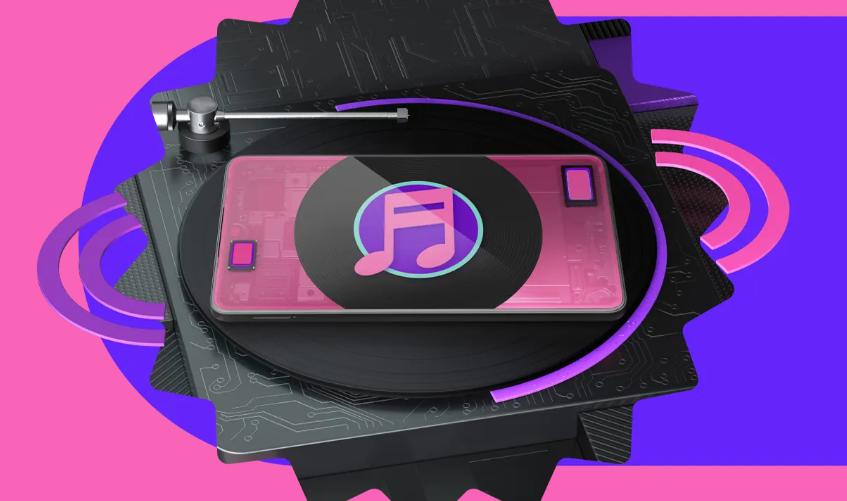 ilustrasi TECNO SPARK 20C dengan speaker stereo (tecno-mobile.com)