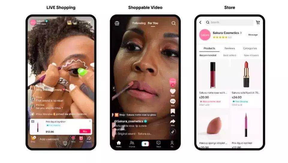 TikTok Live Shopping (Dok. TikTok)