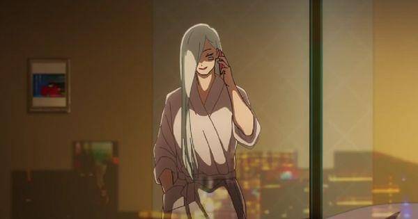 Mei Mei berbincang dengan koleganya saat di hotel ( Dok. Mappa / Jujutsu Kaisen 2 )