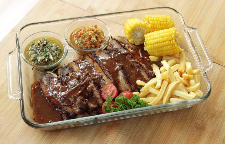 ilustrasi brisket barbecue (YouTube.com/Devina Hermawan)