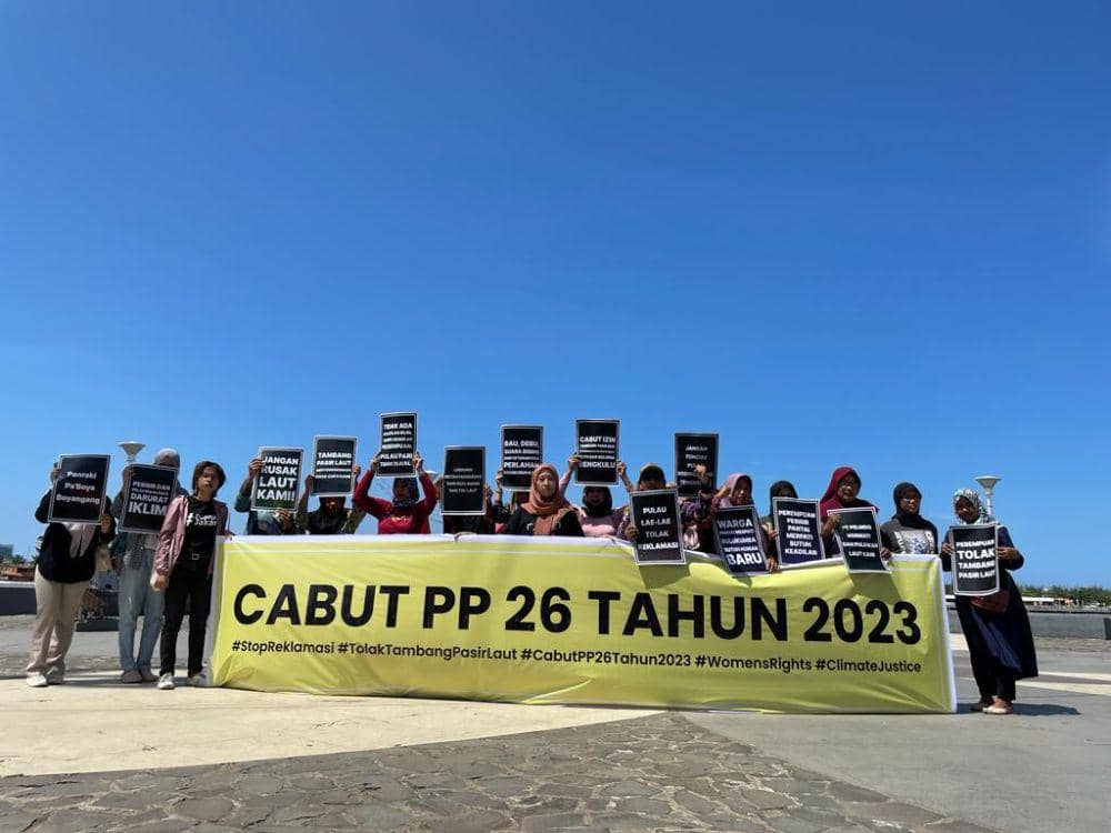 Unjuk Rasa Jejaring Perempuan Pesisir dan Pulau-Pulau Kecil Nusantara