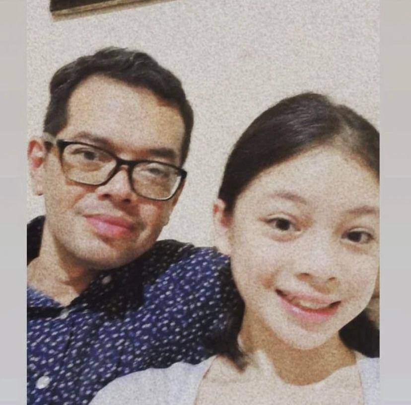 potret dekat Nada Tarina dan ayah kandungnya (Instagram.com/bheben_tfive)