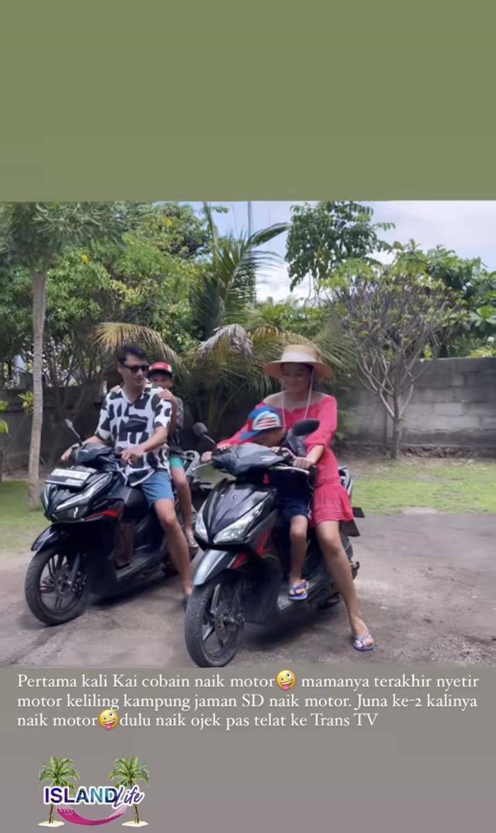 potret liburan keluarga Titi Kamal ke Pulau Nusa Lembongan Bali (instagram.com/titi_kamall)